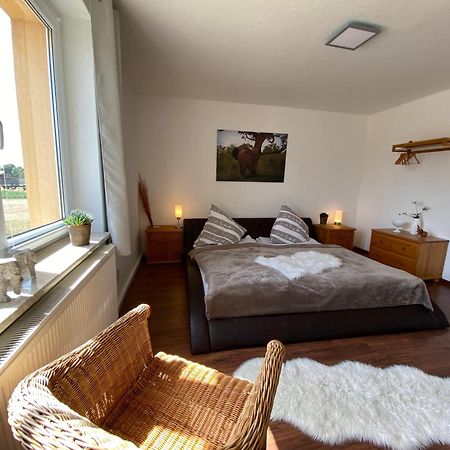 Gelbes Haus Seenland Ferienwohnungen Xl Elsterheide Bagian luar foto